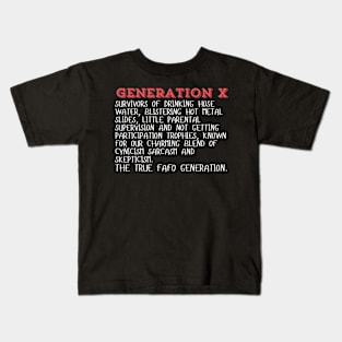 Generation X Kids T-Shirt